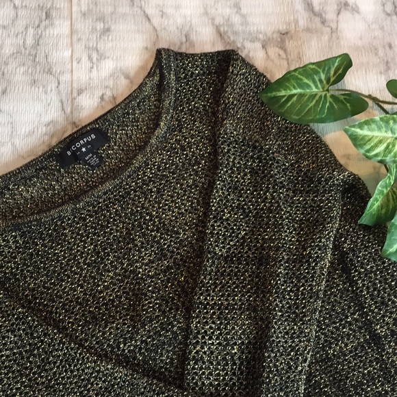 Urban Outfitters Sweaters - Urban Outfitters By Corpus Gold Open Knit Sweater